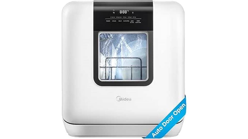 compact countertop dishwasher with water tank