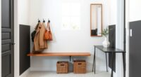 compact entryway organization