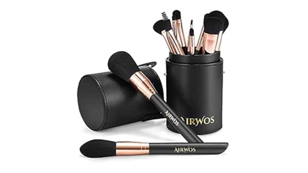 complete 14 piece makeup brush set