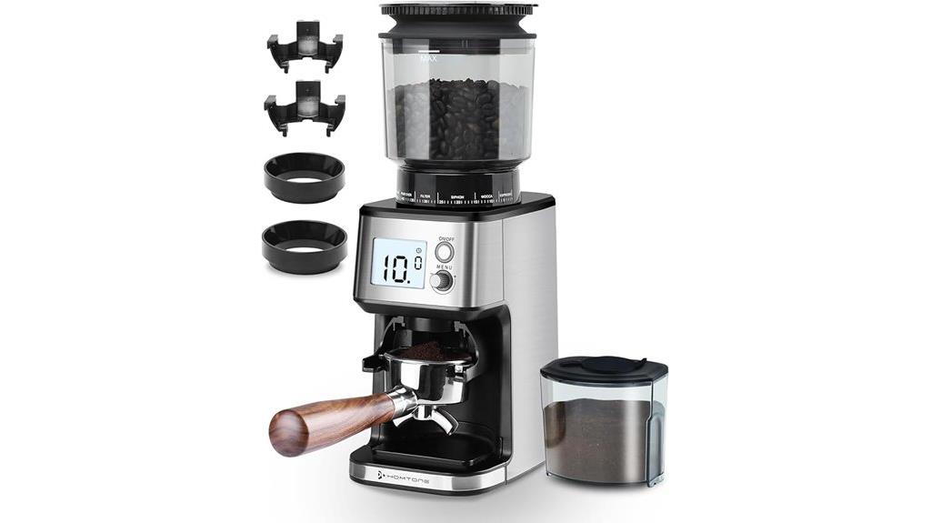 conical burr digital grinder