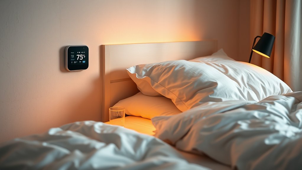 cool rooms promote melatonin