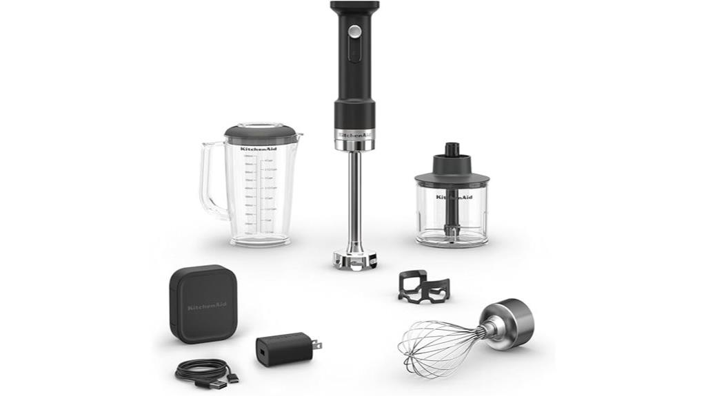 cordless hand blender set