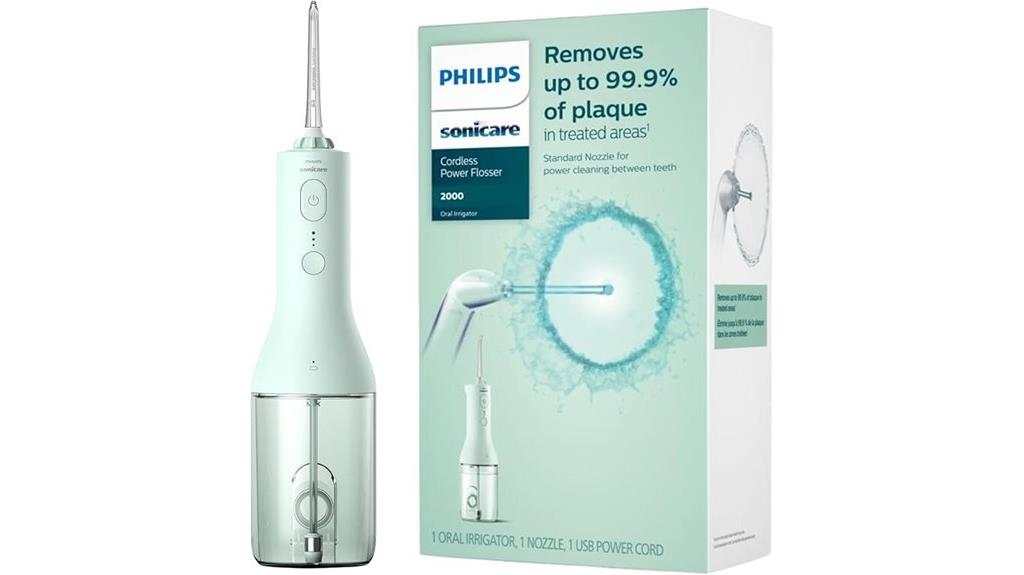 cordless rechargeable dental flosser