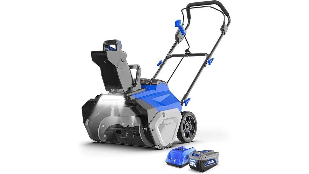 cordless snow blower led