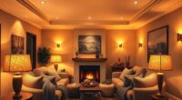 cozy home ambient lighting