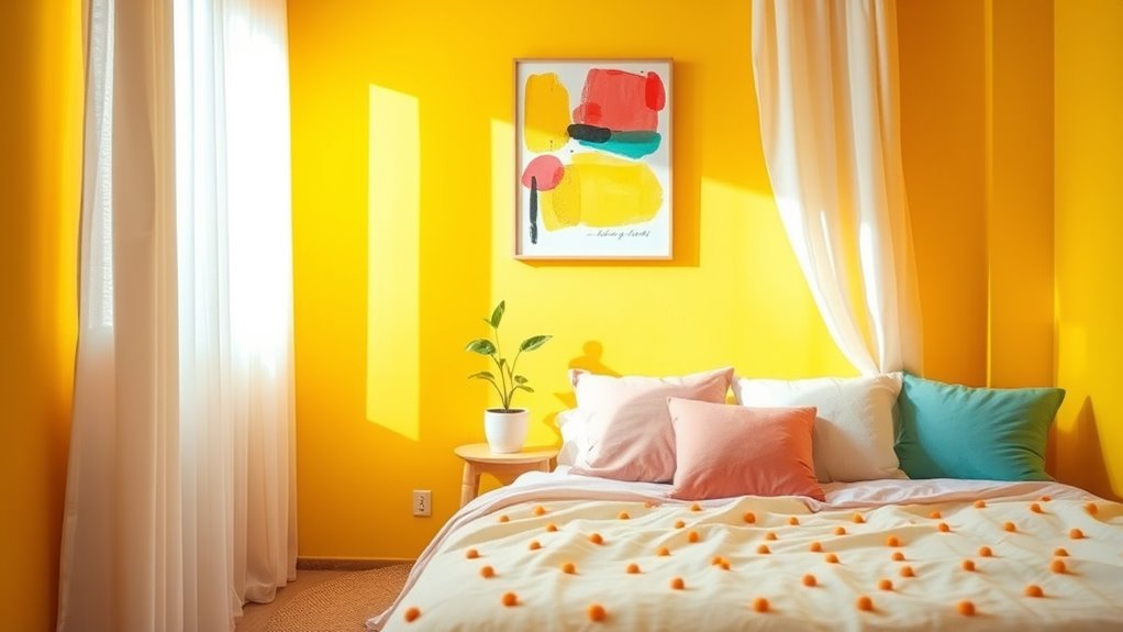 create a mood enhancing color scheme