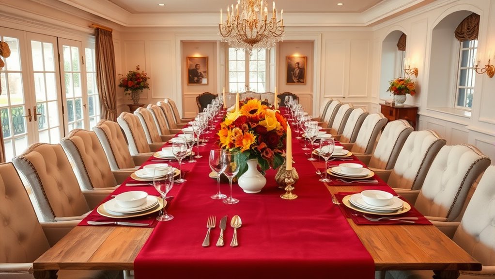 create inviting festive arrangements