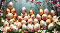 creative egg inspired window decor