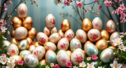 creative egg inspired window decor