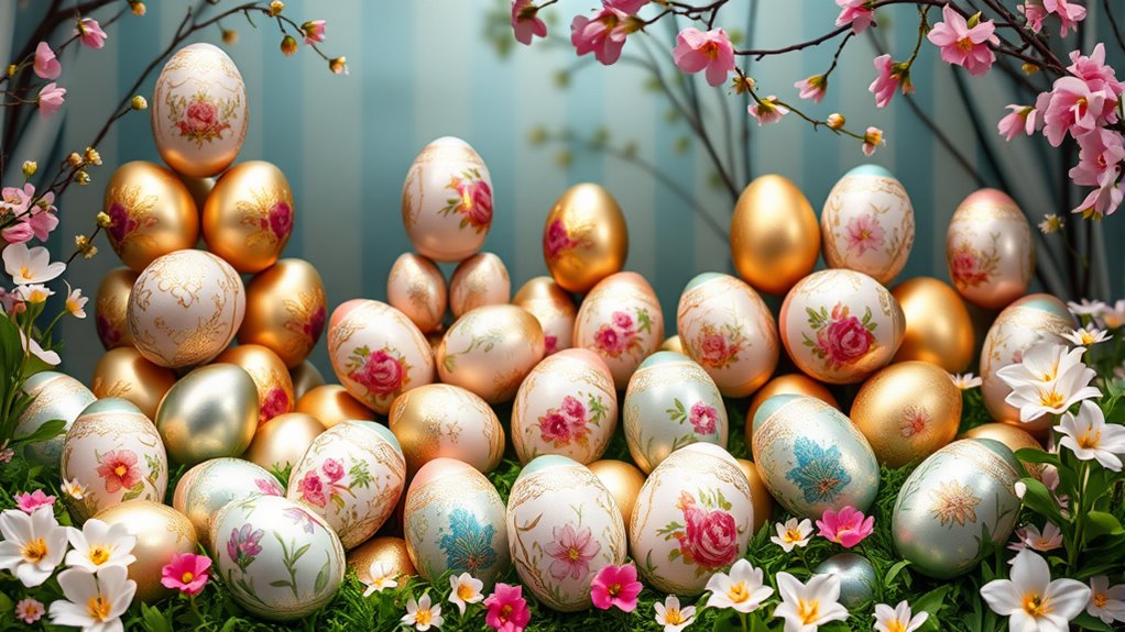 creative egg inspired window decor
