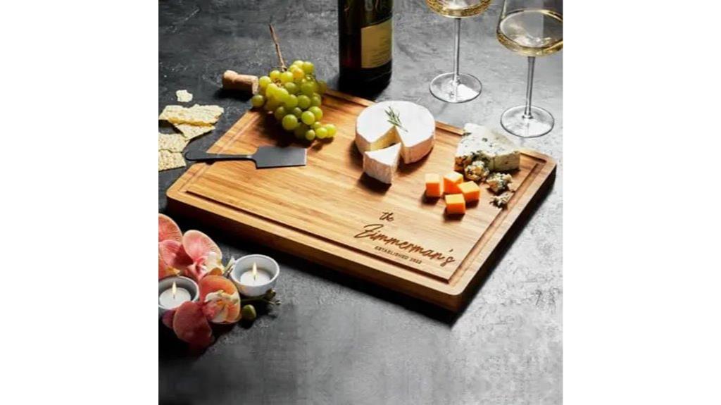 custom bamboo engraved cutting board