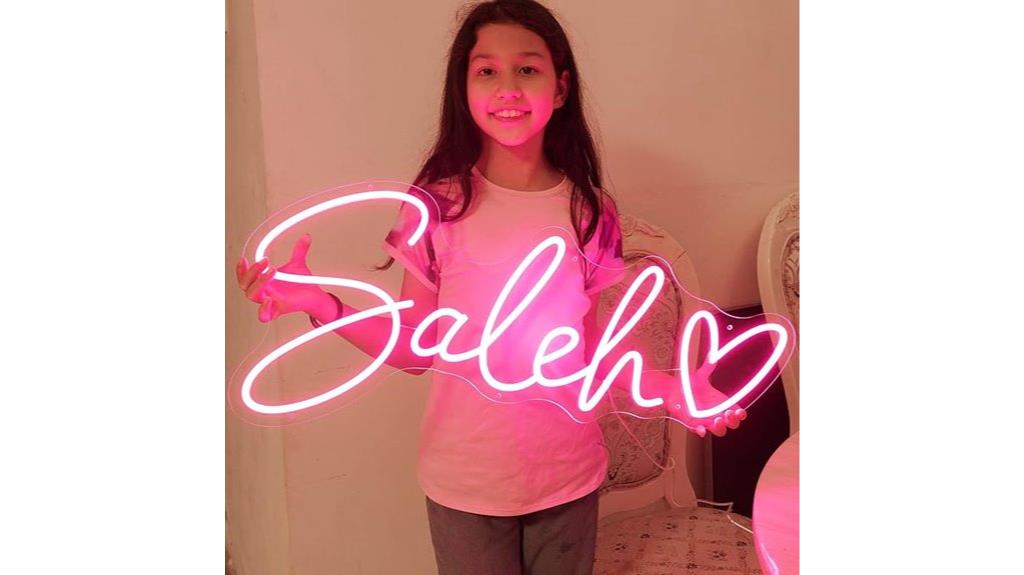 custom neon light sign