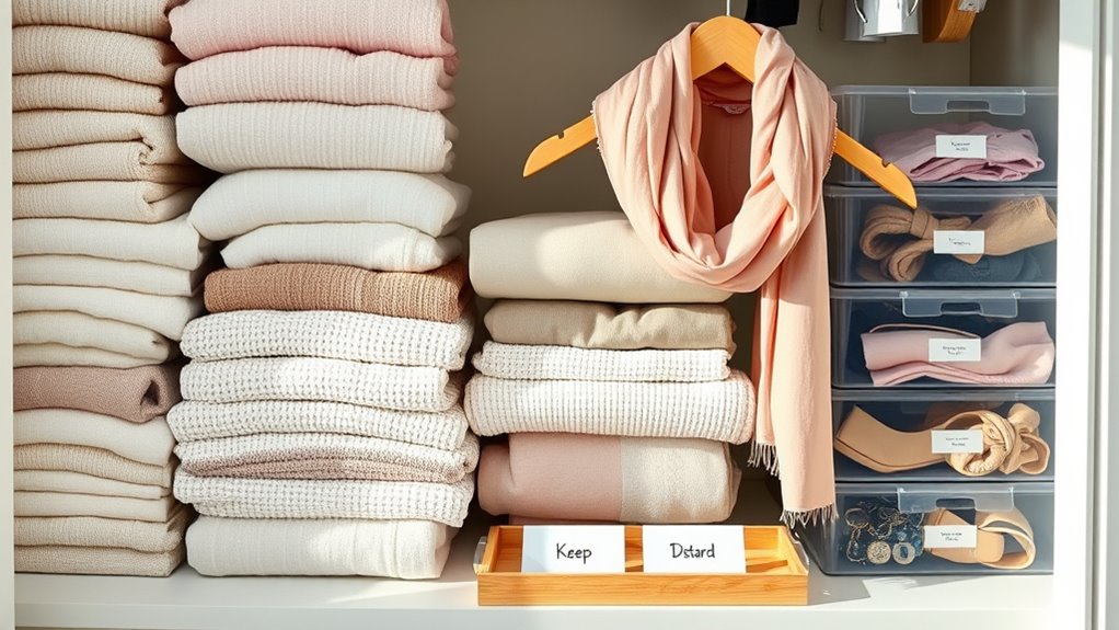 decide store discard organize