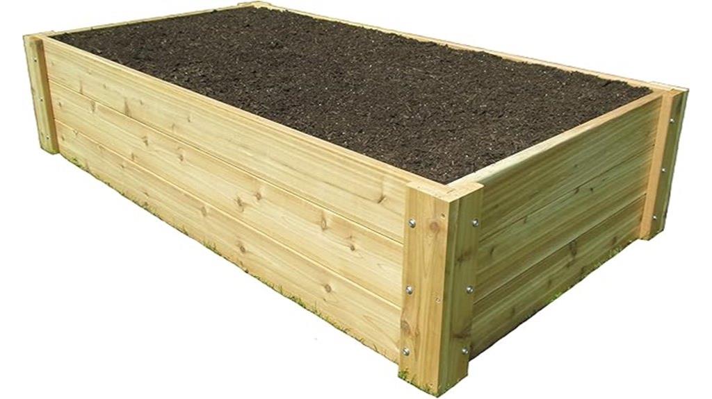 deep root cedar garden bed