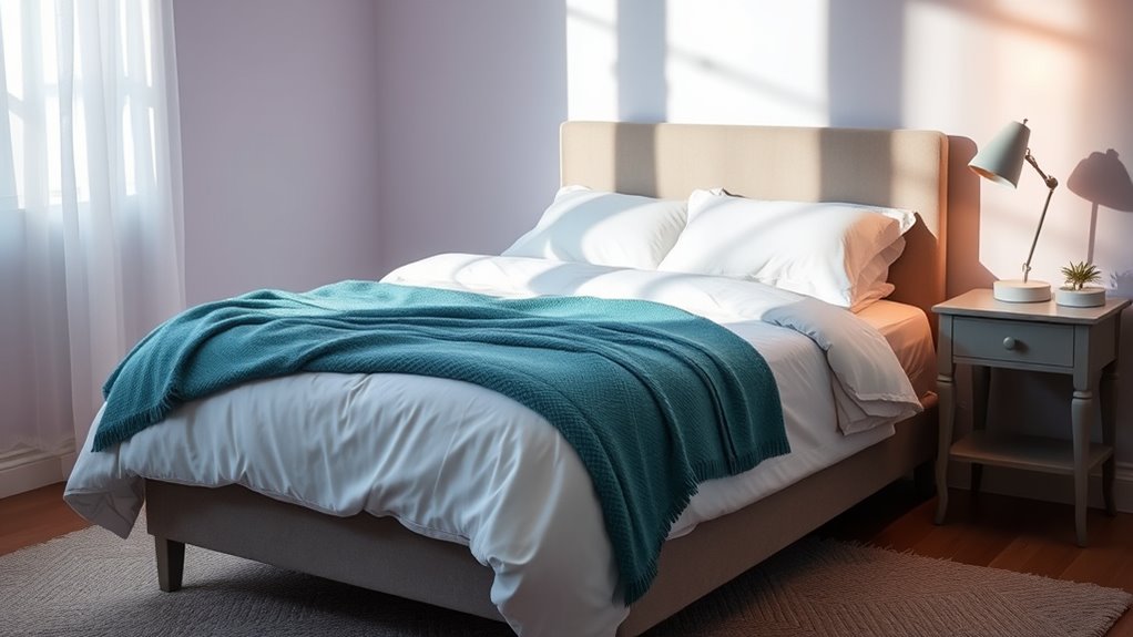 dim lighting promotes restful sleep