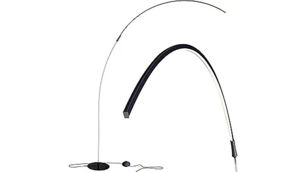 dimmable tall floor lamp