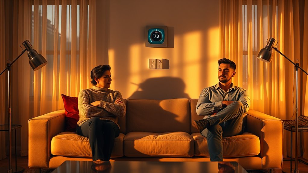 disagreements over temperature settings