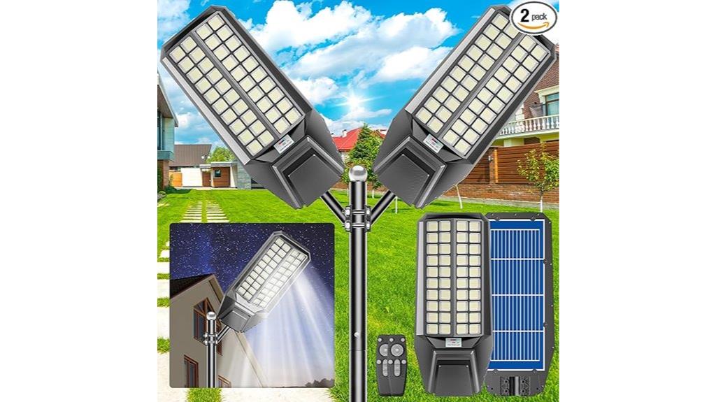 dual 8000w solar lights