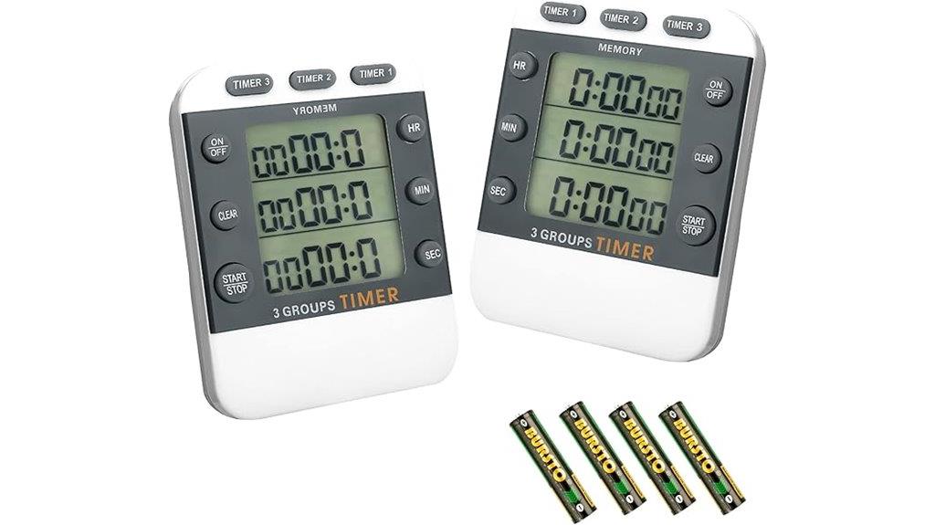 dual digital kitchen timers