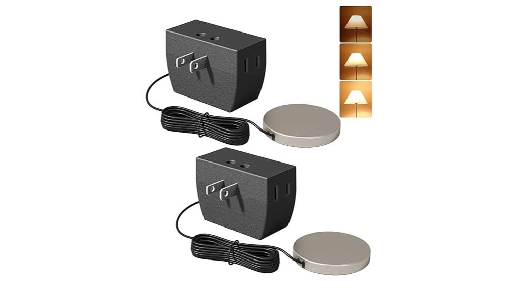 dual pack touch dimmers