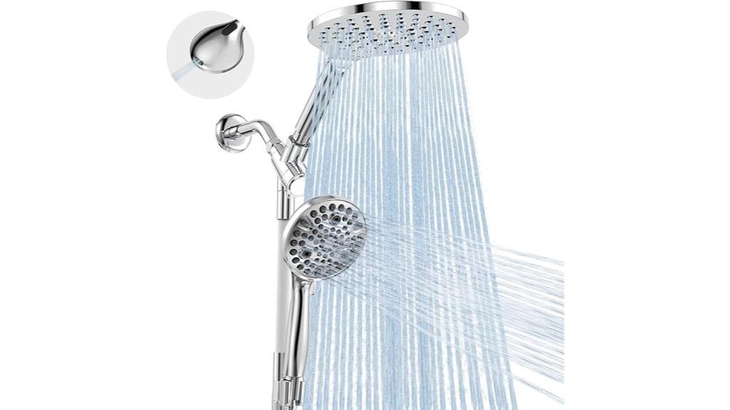 dual shower head system