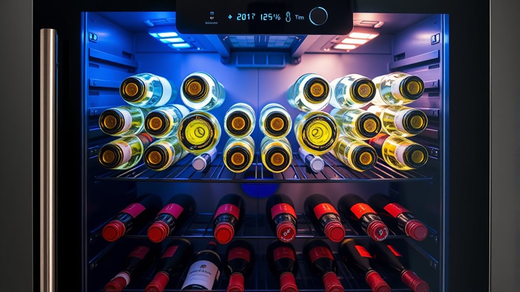 dual zone wine fridge options