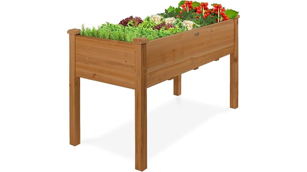 durable elevated gardening bed