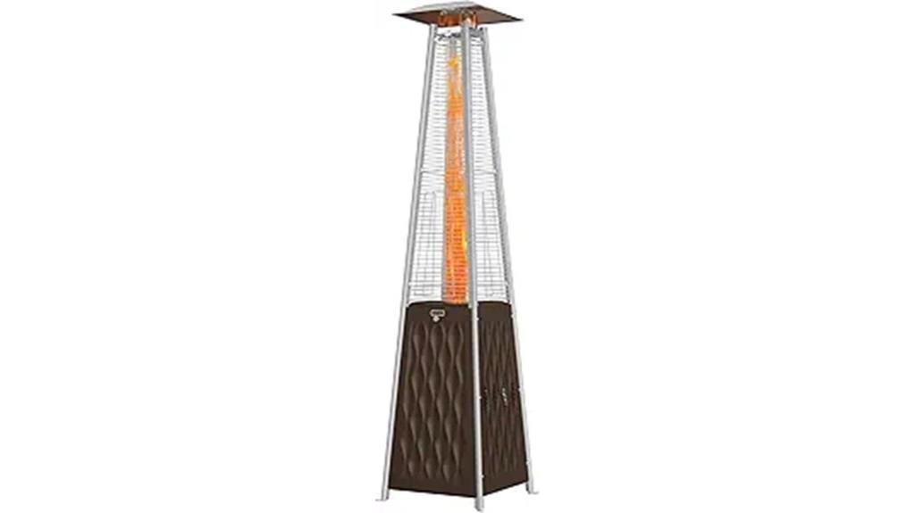 east oak pyramid heater