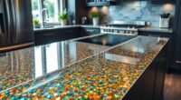 eco friendly glass countertops