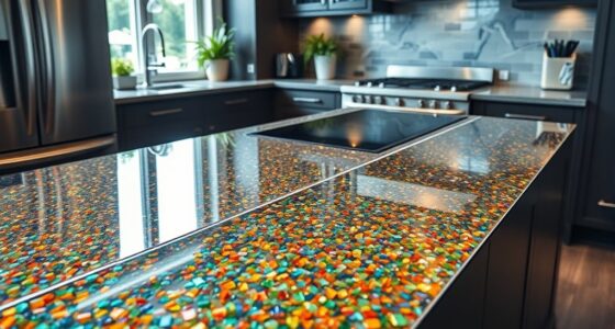 eco friendly glass countertops