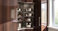 efficient corner kitchen storage