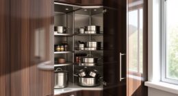 efficient corner kitchen storage