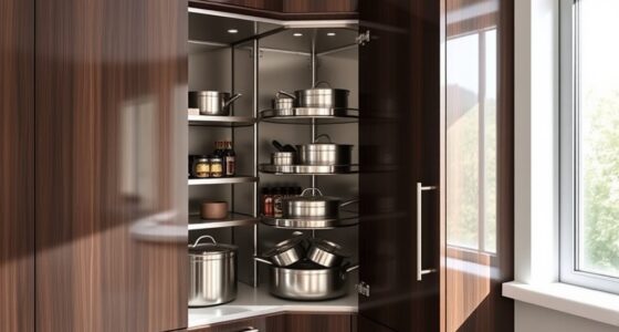 efficient corner kitchen storage