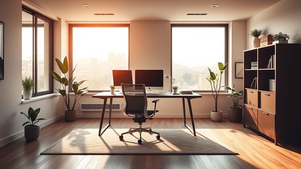 efficient workspace organization and flow
