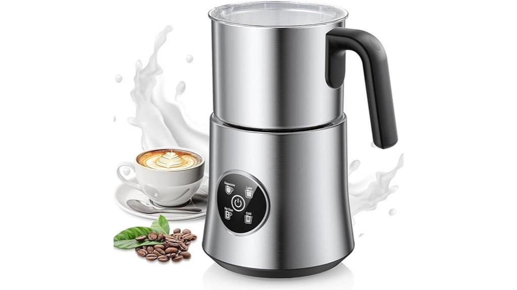 electric 4 in 1 milk frother