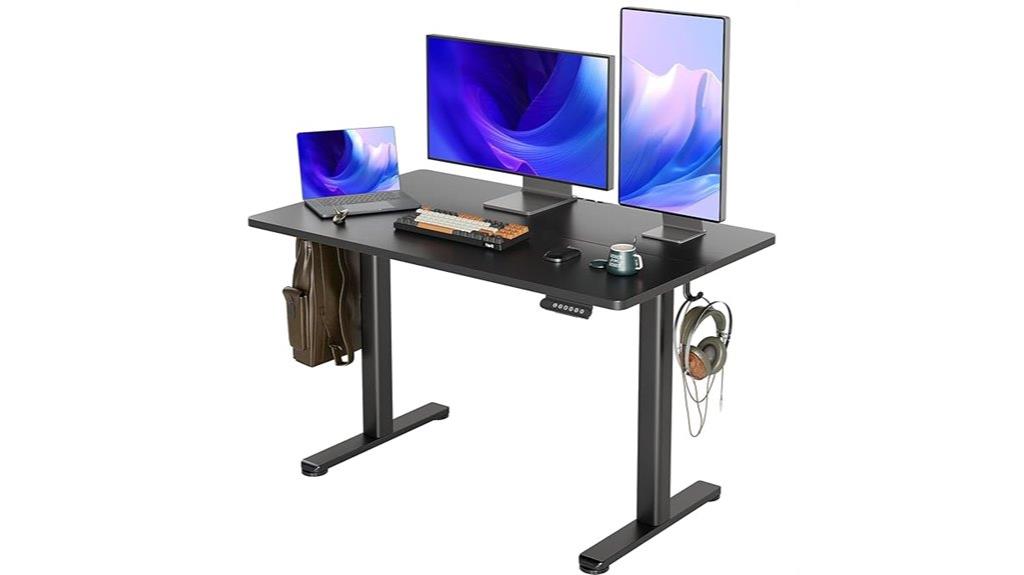electric adjustable height desk