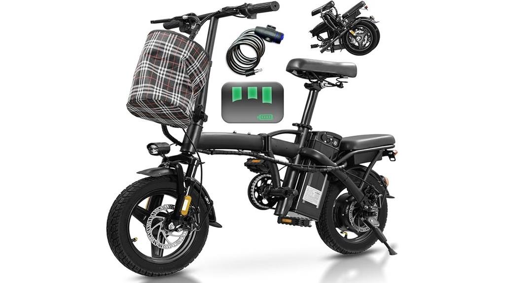 electric adult folding bike