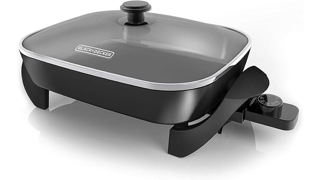 electric skillet with variable temperature