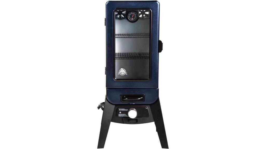 electric smoker blue finish
