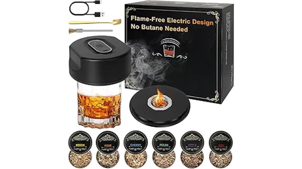 electric whiskey smoking set