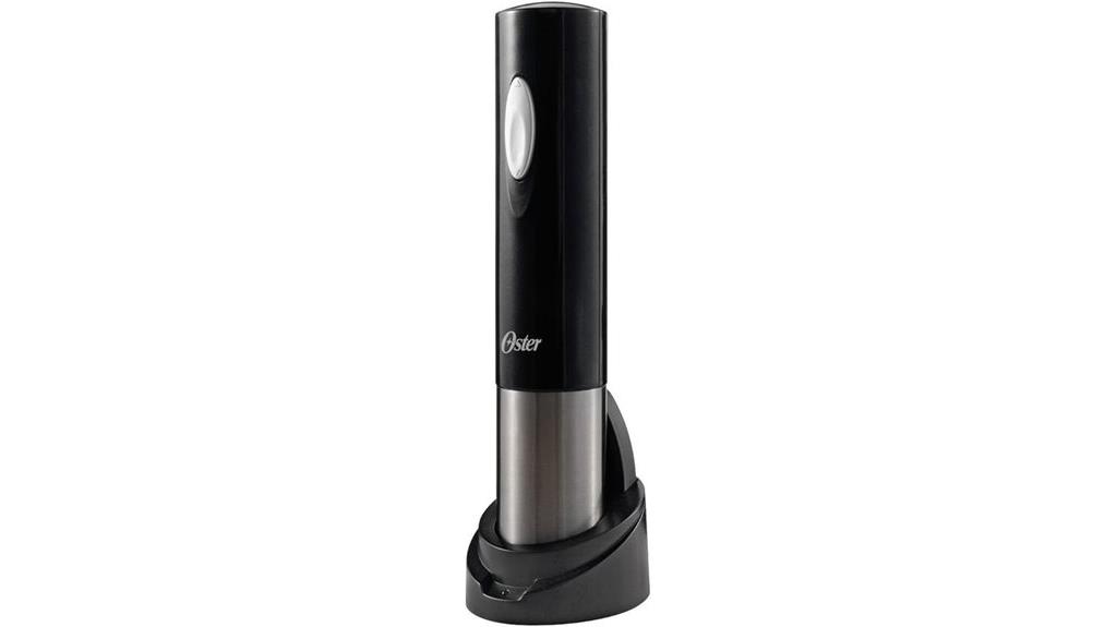 electric wine opener black