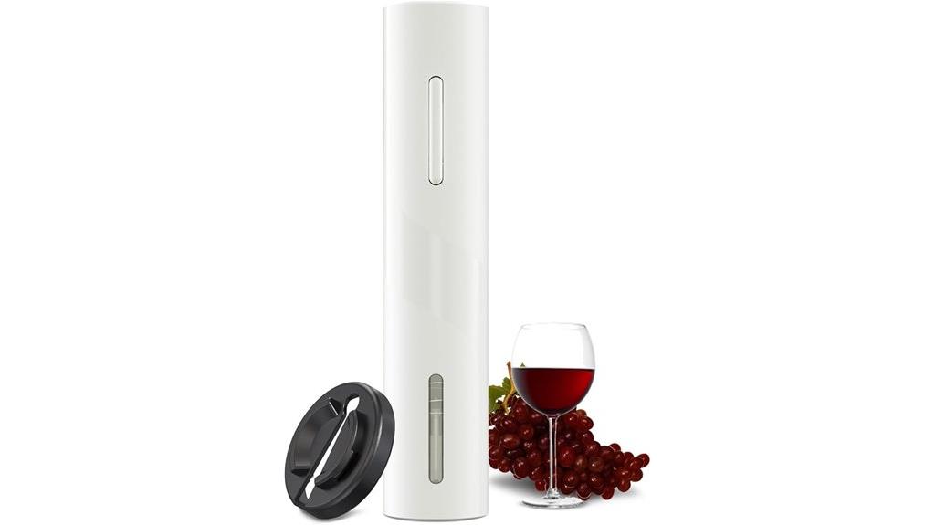 electric wine opener with foil cutter