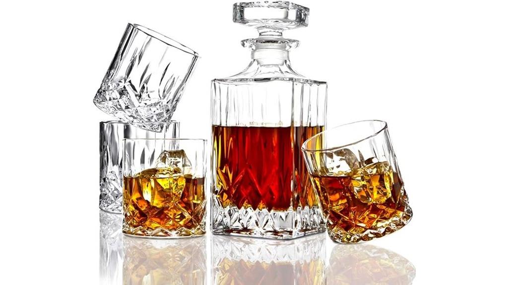 elegant italian crystal set