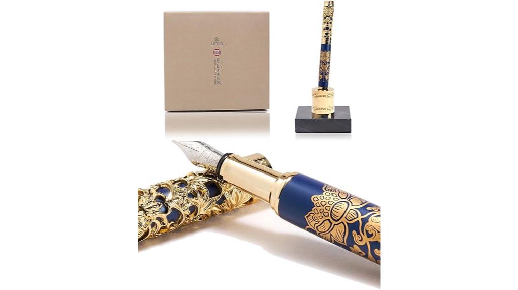 elegant pen and stand