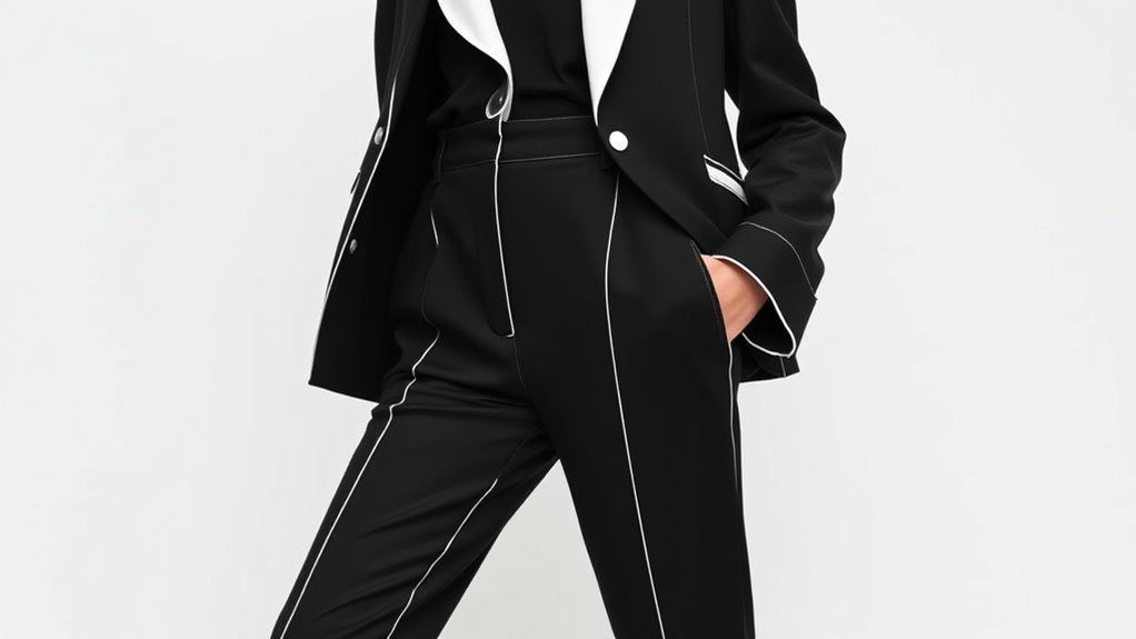 elegant timeless monochrome style