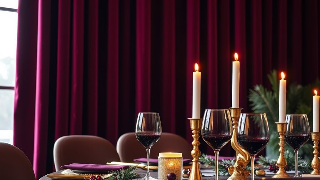 elegant warm luxurious color pairing