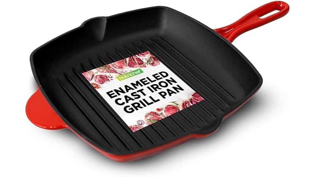enameled cast iron grill