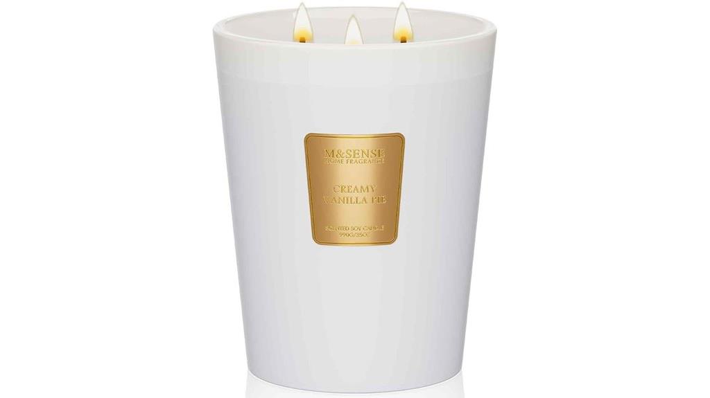 extra large vanilla candle