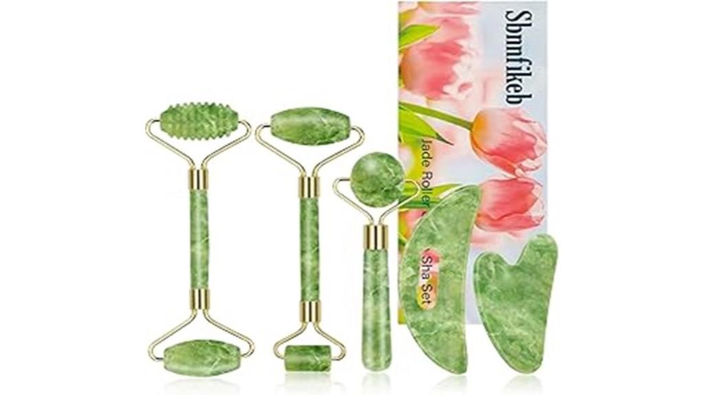 facial massage stone set