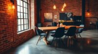 factory inspired home decor